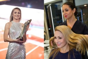 L. Asadauskaitė-Zadneprovskienė kruopščiai rūpinasi ne tik apranga, bet ir plaukais