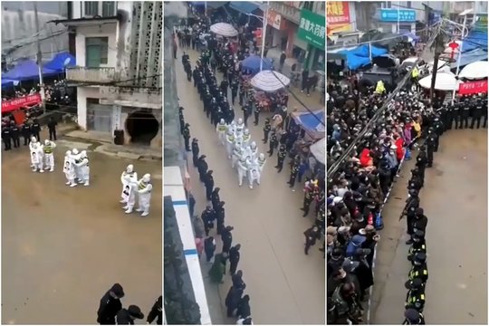 COVID-19 taisyklių pažeidėjams Kinijoje – viešos bausmės: atgaivino seną praktiką