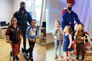 FC „Hegelmann Litauen“ išpildė vaikų Kalėdines svajones