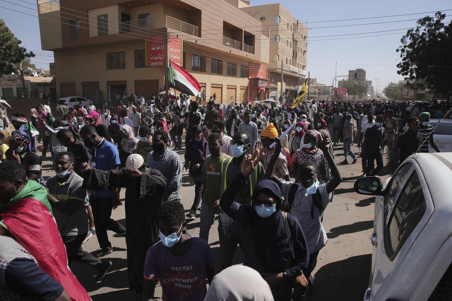 Protestas Sudane.<br>AP/Scanpix nuotr.