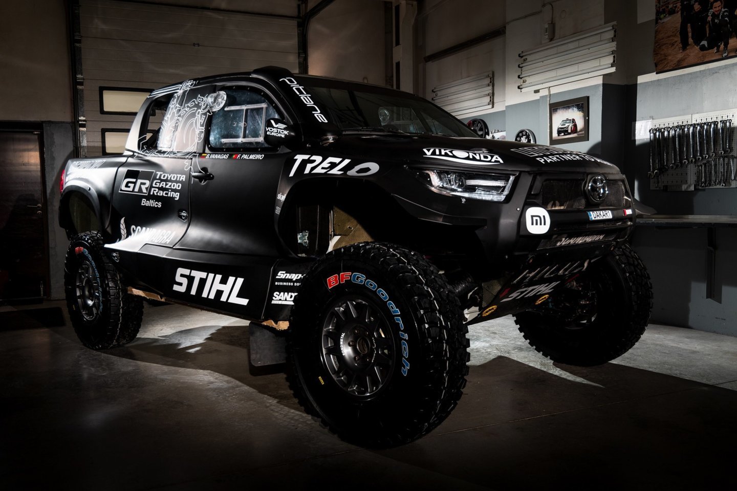  „Toyota Gazoo Racing Baltics“ 2022 metų Dakaro ralyje. V.Pilkausko ir J.Lauciaus nuotr.