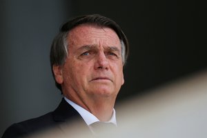 Skubiai hospitalizuotas Brazilijos prezidentas J. Bolsonaro
