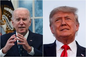 J. Bidenas ir D. Trumpas sausio 6-ąją kreipsis į tautą