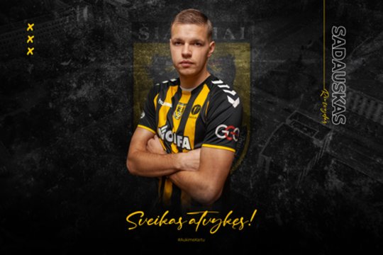 Kaune bronzą iškovojęs gynėjas R. Sadauskas karjerą tęs Šiauliuose