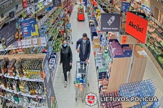 Kreipimasis į visuomenę padėjo: vagyste įtariama porelė identifikuota per pusdienį