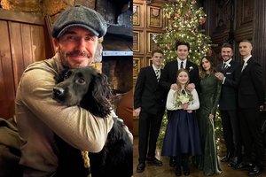 Davido Beckhamo poelgis šeimos nuotraukoje prajuokino akyliausius gerbėjus