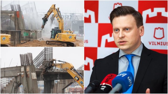 V. Benkunskas atskleidė, kada nacionalinio stadiono griuvėsius pakeis naujas pastatas: sostinės paveikslas bus kitoks