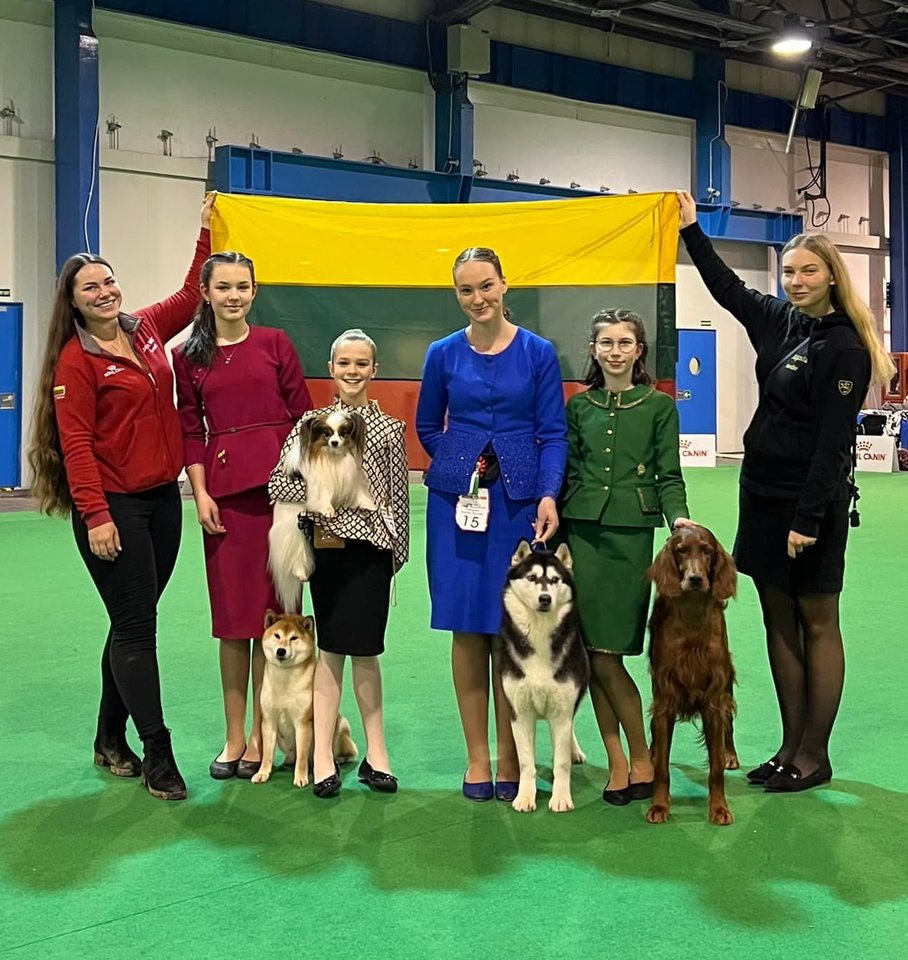 Europos čempionate Budapešte jaunųjų vedlių konkurso prizininkėmis taip pat tapo Dominyka Baranauskaitė, Kotryna Žeimytė bei Jonė Širmenytė.<br>  A.Šulcaitės nuotr.