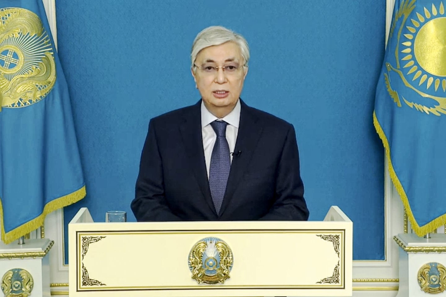 Kazachstano prezidentas Kassymas-Jomartas Tokayevas.<br>AP/Scanpix nuotr.