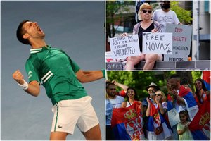 Uraganą sukėlęs COVID-19 skiepo atsisakantis N. Džokovičius – tarptautinio skandalo centre: sulaikius žvaigždę įsiuto Serbijos prezidentas