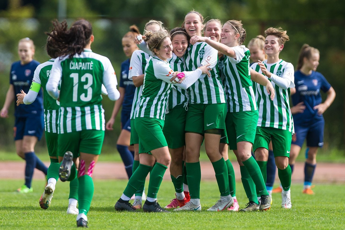 MFA „Žalgirio“ moterų komanda pradėjo pasirengimą 2022 m. sezonui.<br> E.Žaldario nuotr.