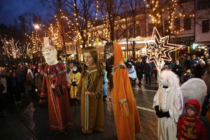 Trys karaliai paskelbė žinią: šventės baigėsi