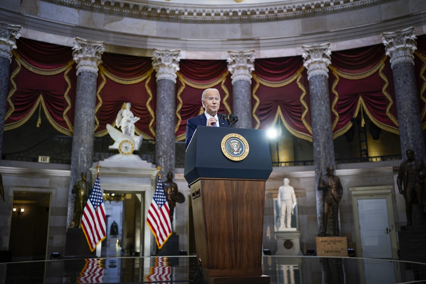 JAV prezidentas Joe Bidenas.<br>AP/Scanpix nuotr.