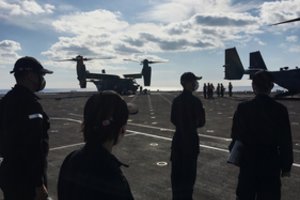 Japonija plečia paramą JAV kontingentui, augant įtampai su Kinija ir Šiaurės Korėja