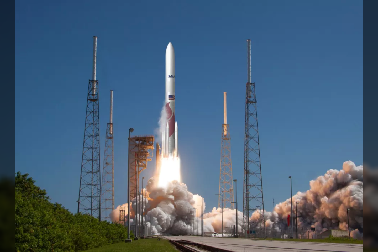  Raketos „Vulcan Centaur“ – „United Launch Alliance“ naujos kartos nešančiosios raketos – piešinys.<br>United Launch Alliance iliustr.