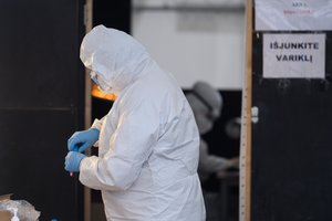 Skambučių skaičius į COVID-19 karštąją liniją po švenčių išaugo iki dviejų kartų