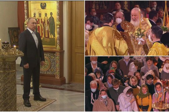 Pasaulio stačiatikiai švenčia Kalėdas: maldos namuose koronaviruso reikalavimų laikėsi tik maža dalis