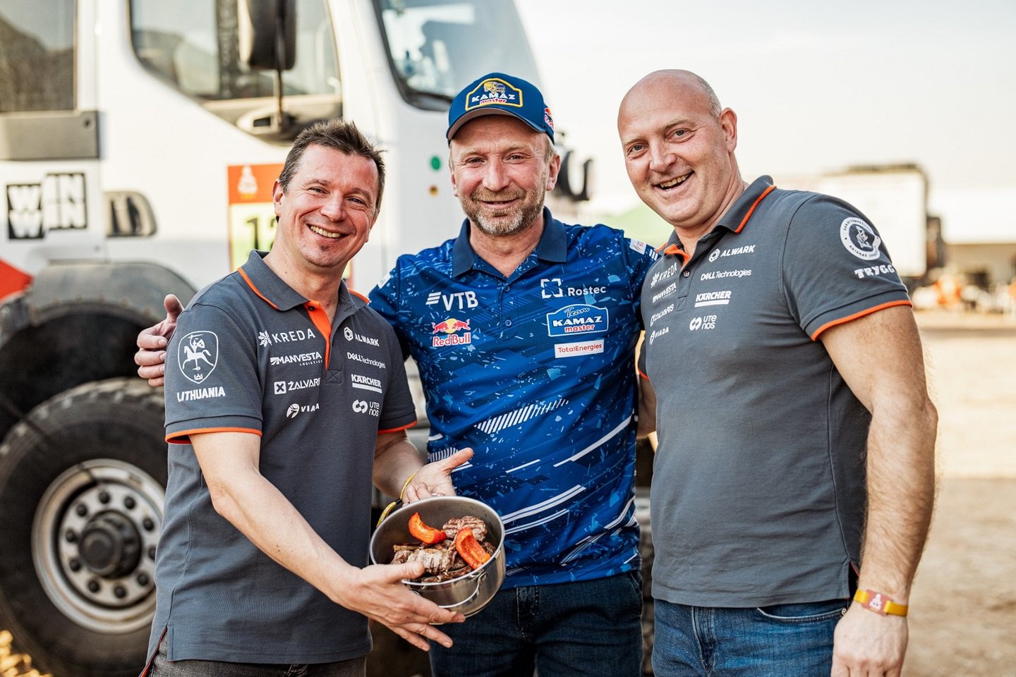 A.Juknevičius, V.Čaginas, D.Zarinis.<br>Vytauto Dranginio nuotr.