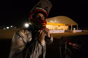 A. Gelažninkas savo klasėje finišą kirto trečias: „Daug kopų, smėlio, akmenų ir dulkių“