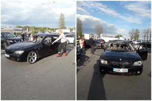 Automobilį BMW sprogdinęs vyriškis 8 metams siunčiams į kalėjimą