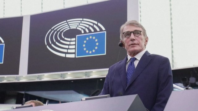 Liūdna žinia: sunki liga pasiglemžė Europos Parlamento pirmininko D. Sassoli gyvybę