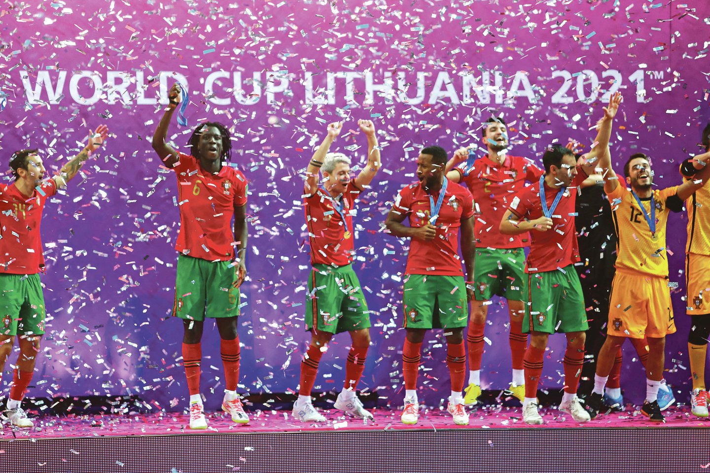 Pasaulio salės futbolo čempionatas 2021-ųjų rudenį vyko Lietuvoje.<br>G.Bitvinsko nuotr.
