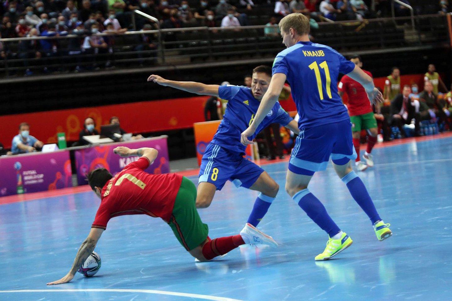 Pasaulio salės futbolo čempionatas 2021-ųjų rudenį vyko Lietuvoje.<br>M.Patašiaus nuotr.