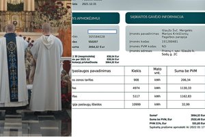 Gavusi košmarišką sąskaitą už elektrą bažnyčia pradėjo rinkti aukas, o kunigas išrado būdą, kaip teks taupyti