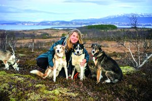 Už poliarinio rato gyvenanti Gintarė papasakojo apie darbą haskių fermoje: manė, kad liks tik vieną sezoną