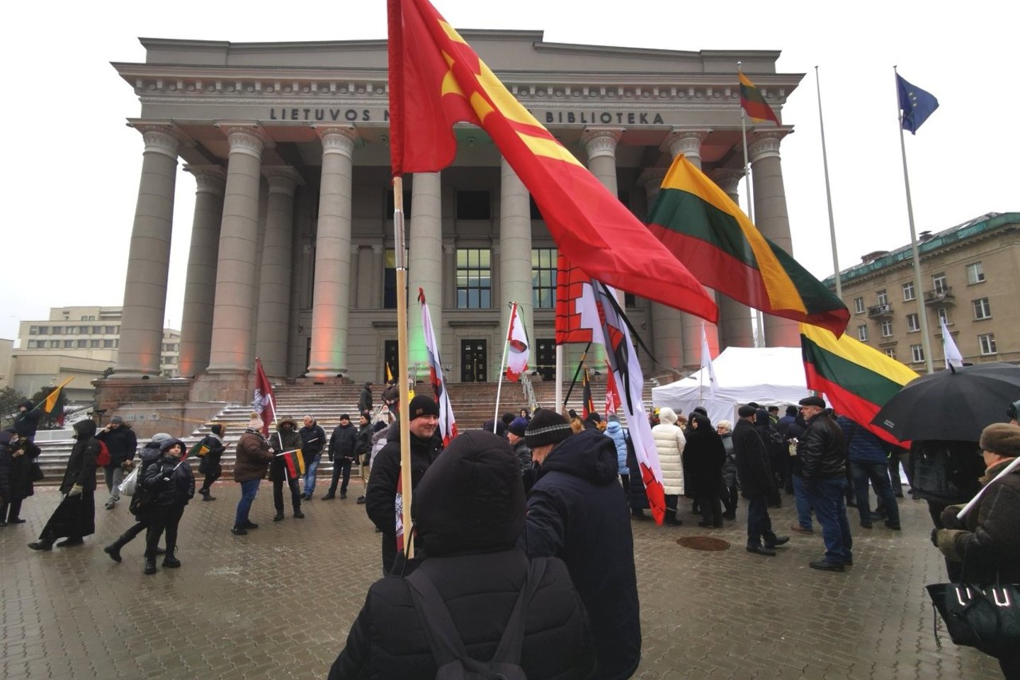 Lietuvoje minima Laisvės gynėjų diena, Vilniuje nuogąstaujama dėl neramumų.<br>R.Danisevičiaus nuotr.