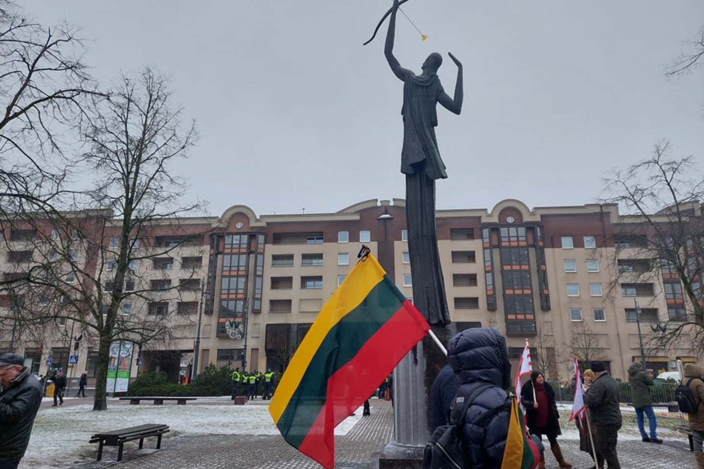 Lietuvoje minima Laisvės gynėjų diena, Vilniuje nuogąstaujama dėl neramumų.<br>A.Liubertaitės nuotr.