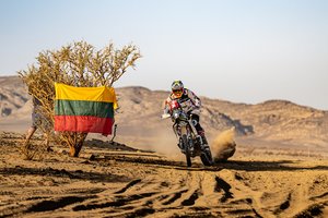 A. Gelažninkas pakeitė planus trasoje: paaiškino, kodėl sumažino tempą