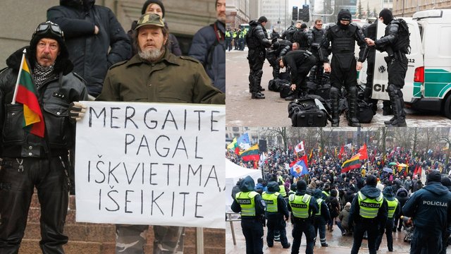 Laisvės gynėjų dieną – kritika protesto dalyviams: Kremlius džiaugiasi matydamas saviškius