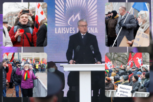 G. Nausėda sureagavo į šūkaujančią minią per Sausio 13-iosios renginį: žuvusieji to nenusipelnė