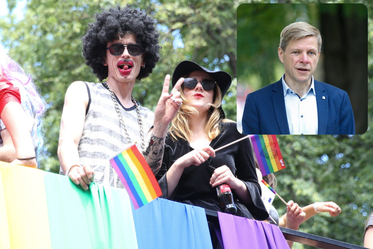  Vilniaus meras R.Šimašius trumpa vaizdo žinute kviečia LGBTIQ žmones ir jų šalininkus į dvyliktąjį „Baltic Pride“ festivalį birželio 1–5 dienomis kartu švęsti įvairovę ir įtrauktį. <br> lrytas.lt montažas.