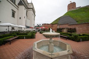 Skverui šalia Valdovų rūmų suteiktas Bonos Sforcos vardas