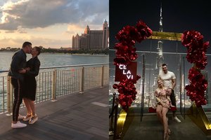 Dubajuje N. Bunkė ir E. Eidėjus atšventė jaukią sukaktį: skyrė jautrius žodžius