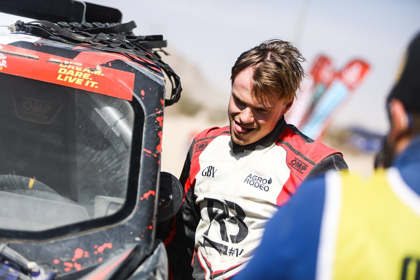 Rokas Baciuška dar kartą laimėjo greičio ruožą Dakaro T4 įskaitoje ir galutinėje rikiuotėje užėmė puikią trečią vietą.<br>Pranešėjų spaudai nuotr.