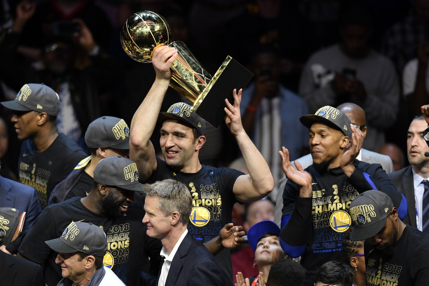 211 cm ūgio centras Z.Pačulija su „Golden State Warriors“ 2017 m. ir 2018 m. tapo NBA čempionu.<br>USA Today Sports/Scanpix