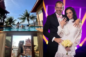 Aras Vėberis atskleidė medaus mėnesio detalių ir pasidalino vestuvių akimirka