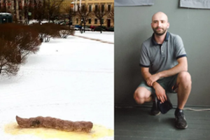 Rusų menininkui – baudžiamoji byla už „smirdančią“ instaliaciją