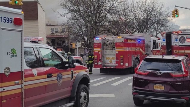 Viename Niujorko name kilus gaisrui iš paskos sekė sprogimas: žuvo žmogus, dar devyni sužeisti