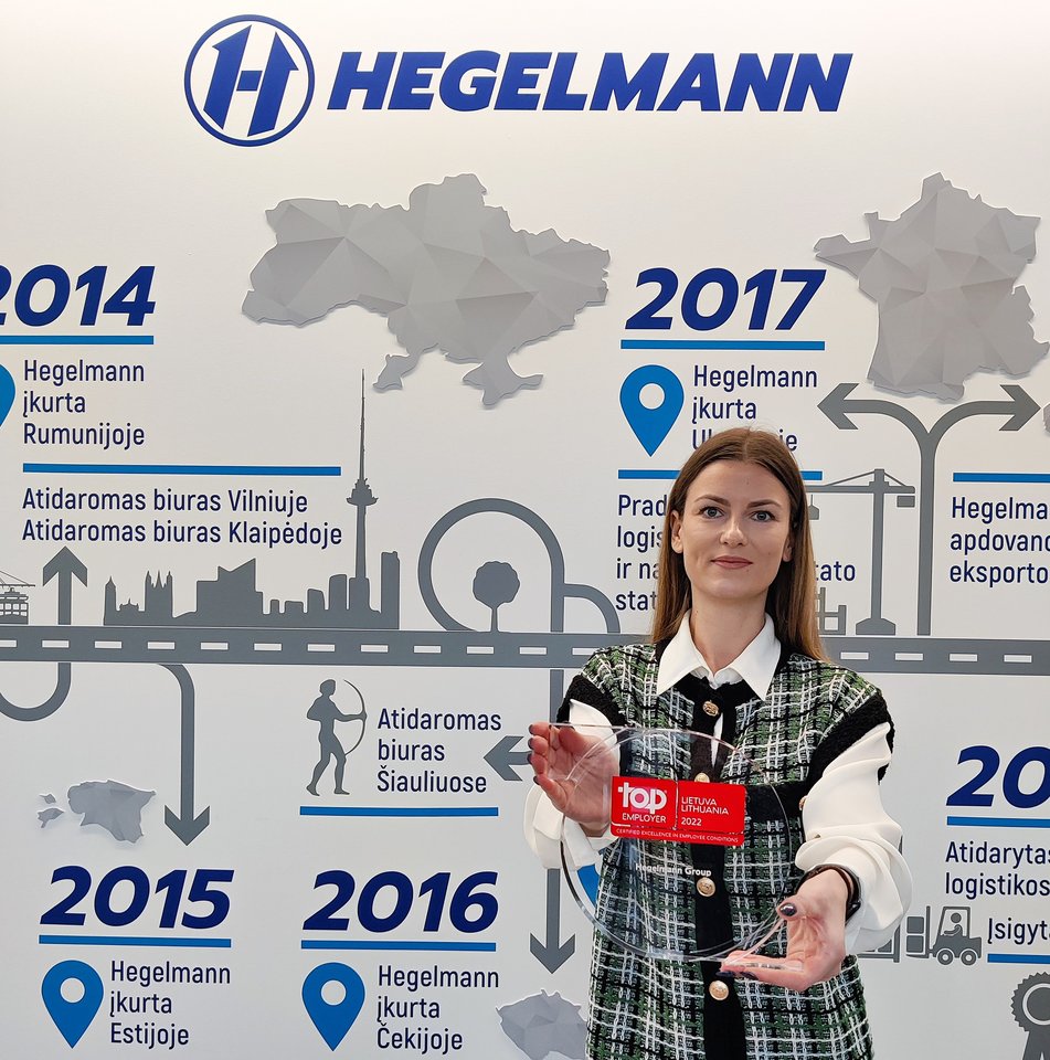 „Hegelmann Group“ žmogiškųjų išteklių vadovė Aistė Mardosaitė.