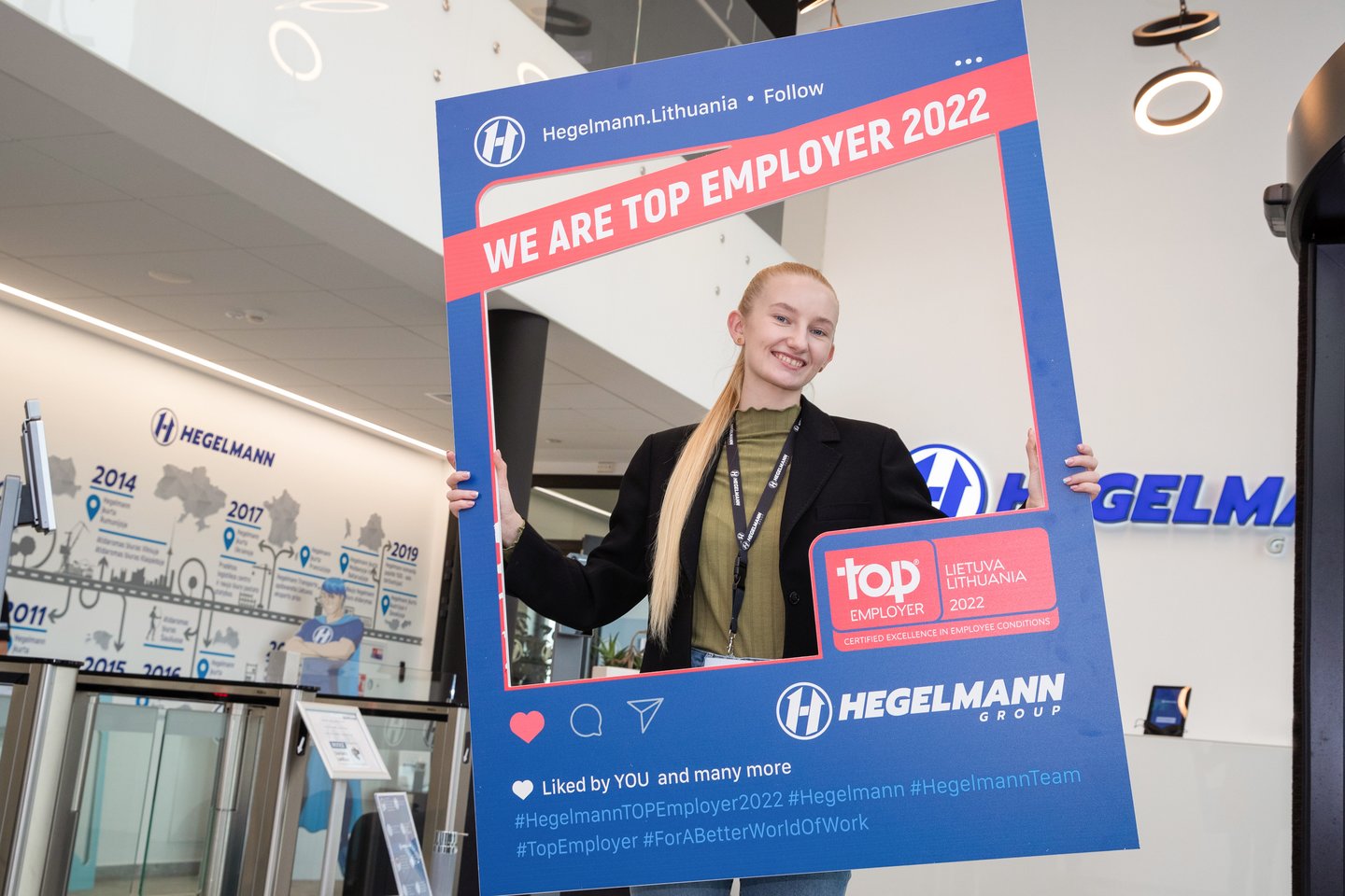 „Top Employers Institute“ teigiamai įvertino „Hegelmann Group“ iniciatyvas, už puikias sąlygas darbuotojams.