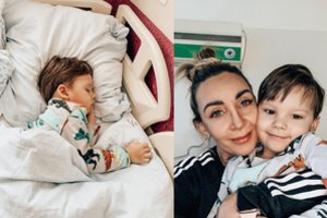 Gerdos Žemaitės 2-ejų metų sūnui atlikta operacija: „Pasekmės galėjo būti labai skaudžios“