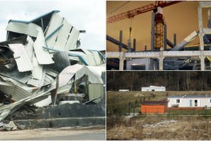 Po audrų nuplėšti namų stogai atskleidė kraupią realybę: statytojai taupo net gyvybės sąskaita