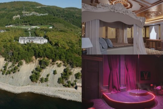 Paviešinti vaizdai iš V. Putino rūmų, juose – striptizo klubą primenantis kambarys