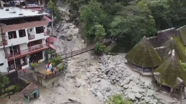 Užfiksavo potvynių nuniokotą Peru: užlietas susisiekimas su turistų pamėgta vieta – Maču Pikču