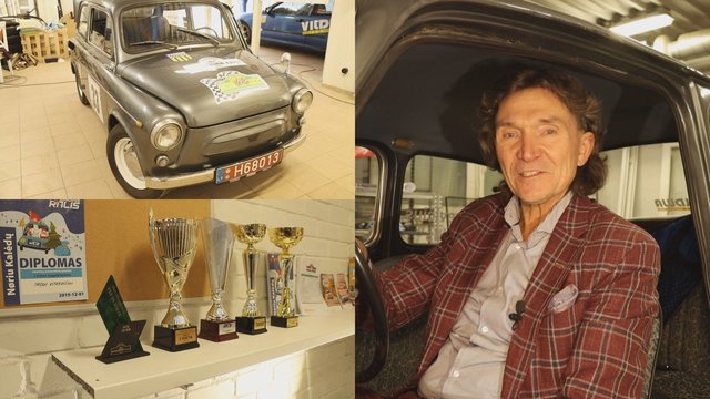 Monte Karlo ralyje su „Zaporožiečiu“ startuosiantis lenktynininkas: visiems atgyja sentimentai 