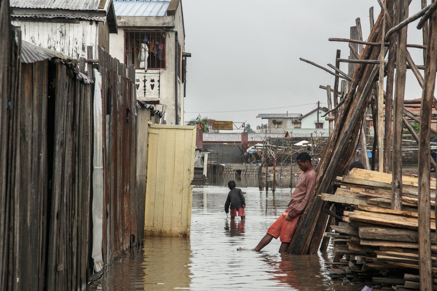 Potvynis Madagaskare. <br>AFP/Scanpix nuotr. 